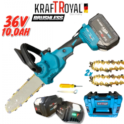 ΑΛΥΣΟΠΡΙΟΝΟ KRAFT ROYAL  30cm – 36V 10Ah ΑΥΤΟΜΑΤΗ ΛIΠΑΝΣΗ 