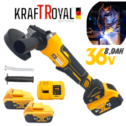 Γωνιακός Τροχός Μπαταρίας 125mm KraftRoyal 36V 