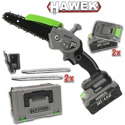 Aλυσοπρίονo μπαταρίας 24V 4.0AH HAWEK Πολωνίας 15cm