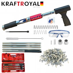 Επαγγελματικό πιστόλι για καρφια KRAFT ROYAL με 200 κομμάτια μεγάλα καρφιά