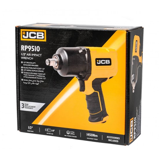 Πνευματικό κρουστικό ΜΠΟΥΛΟΝΟΚΛΕΙΔΟ JCB 1/2″ 1450Nm RP9510 Πνευματικό κρουστικό ΜΠΟΥΛΟΝΟΚΛΕΙΔΟ JCB 1/2″ 1450Nm RP9510