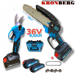 2 ΣΕ 1 ΨΑΛΙΔΙ ΚΑΙ ΑΛΥΣΟΠΡΙΟΝΟ 36V 8.0AH με 4 ΑΛΥΣΙΔΕΣ 2 ΡΑΓΕΣ 2 μπαταρίες