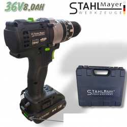 ΕΠΑΝΑΦΟΡΤΙΖΟΜΕΝΟ ΔΡΑΠΑΝΟΚΑΤΣΑΒΙΔΟ 36V 8.0AH STAHLMAYER  ΜΕ 40 ΕΞΑΡΤΗΜΑΤΑ