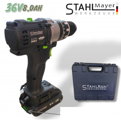 ΕΠΑΝΑΦΟΡΤΙΖΟΜΕΝΟ ΔΡΑΠΑΝΟΚΑΤΣΑΒΙΔΟ 36V 8.0AH STAHLMAYER  ΜΕ 40 ΕΞΑΡΤΗΜΑΤΑ