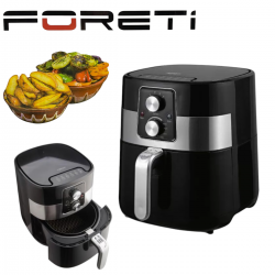 Φριτέζα ζεστού αέρα FORETI AIR FRYER AF350 0-200ºC 1300W Χρονοδιακόπτης Αυτόματη απενεργοποίηση