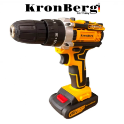 Ασύρματο Κρουστικό Κατσαβίδι (Δραπανάκι) KRONBERG 36V 8AH 2 Μπαταρίες και Φορτιστής σε Θήκη