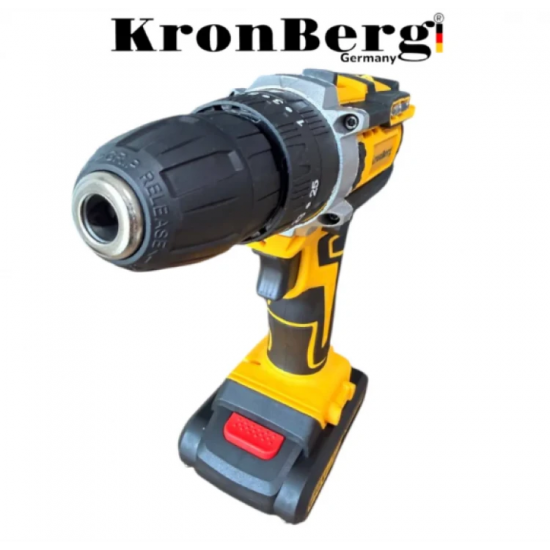 Ασύρματο Κρουστικό Κατσαβίδι (Δραπανάκι) KRONBERG 36V 8AH 2 Μπαταρίες και Φορτιστής σε Θήκη