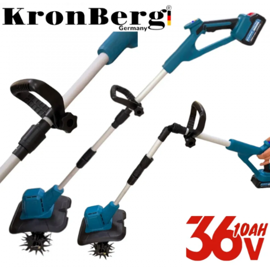 Ασύρματο Σκαπτικό Καλλιεργητής 36V 10AH KRONBERG 20cm