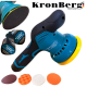 Επαναφορτιζόμενο γυαλιστικό μηχάνημα 24V 5AH KRONBERG 125mm με 2 μπαταρίες και ρύθμιση ταχύτητας