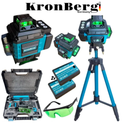 Αλφαδι Λέιζερ 4D 16 γραμμών με οθόνη KRONBERG 2 μπαταρίες και θήκη