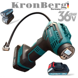 ΚΟΜΠΡΕΣΕΡ ΑΕΡΑ ΓΙΑ ΛΑΣΤΙΧΑ 36V 10AH KRONBERG ΜΕ 2 ΜΠΑΤΑΡΙΕΣ