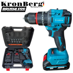 Επαγγελματικό Δραπανοκατσαβιδο KRONBERG 36V, 8.0Ah - 2 Μπαταρίες 