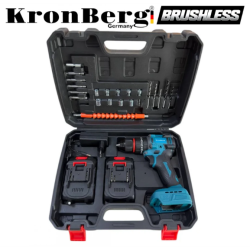Επαγγελματικό Δραπανοκατσαβιδο KRONBERG 36V, 8.0Ah - 2 Μπαταρίες 