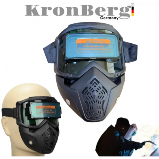 2 σε 1 KRONBERG  Μηχανή Συγκόλλησης 400Α με συρμα και ηλεκτροδιο + Μασκα