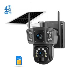 Ηλιακή κάμερα 4G με κάρτα SIM, διπλό φακό IPC-V380-P3