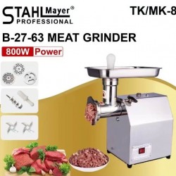 ΗΛΕΚΤΡΙΚΗ ΚΡΕΑΤΟΜΗΧΑΝΗ STAHLMAYER TK/MK-8 ΜΕ ΜΕΙΩΤΗΡΑ 800W ΕΠΑΓΓΕΛΜΑΤΙΚΗ