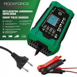 Φορτιστής μπαταρίας 6A 12V 2AH-100AH ROCKFORCE