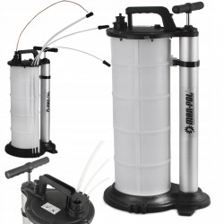 Αντλία χειρός για αποστράγγιση λαδιού και υγρού φρένων  και πνευματικό 9 λίτρα Mar-Pol M78306