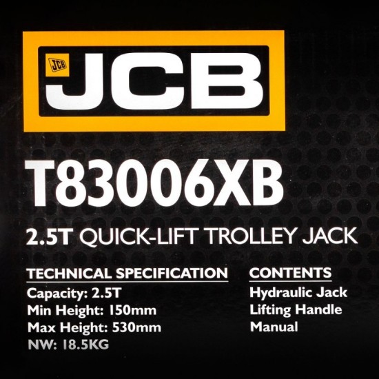 Γρύλος κροκόδειλος 2,5 ΤΟΝΩΝ JCB T83006XB 150-530mm Γρύλος κροκόδειλος 2,5 ΤΟΝΩΝ JCB T83006XB 150-530mm
