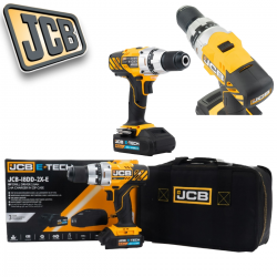 Κατσαβίδι μπαταρίας JCB 45Nm 18V 18DD-2X-E Τρυπάνι με μπαταρία και φορτιστή