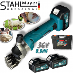 ΚΟΥΡΕΥΤΙΚΗ ΜΗΧΑΝΗ ΓΙΑ ΠΡΟΒΑΤΑ STAHLMAYER 36V, ΜΕ 2 ΜΠΑΤΑΡΙΕΣ 8.0A
