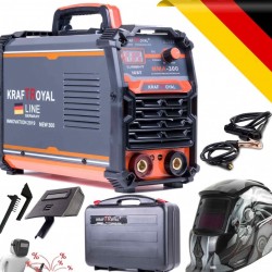 Ηλεκτροκολληση Inverter Electric 350A German + Αυτοματη μασκα , με βαλίτσα Kraft Royal - Αδιάβροχη