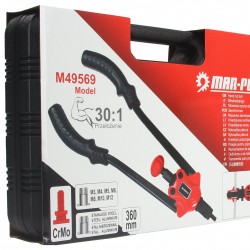 Σετ Χειροκίνητο σετ παξιμαδιών με πριτσίνια 360mm MAR POL ΠΟΛΩΝΙΚΟ