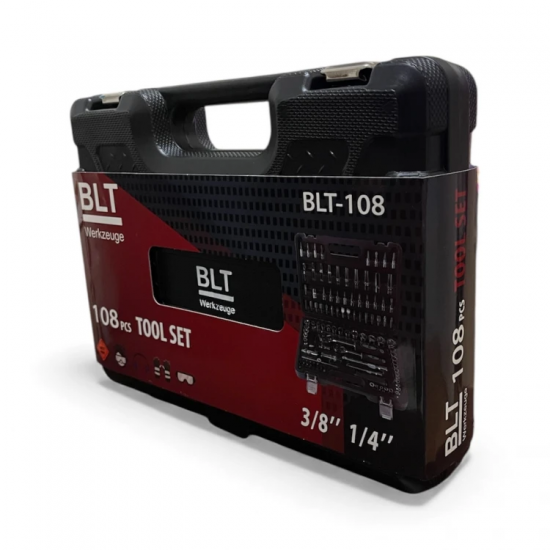 ΣΕΤ ΚΑΡΥΔΑΚΙΑ ΜΕ ΚΑΣΤΑΝΙΕΣ 108 τεμαχίων 1/4" & 3/8" BLT Werkzeuge