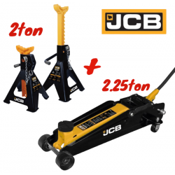 Γρύλος 2.25 τόνων και βάση αυτοκινήτων 2 τόνων JCB 