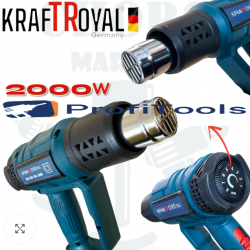 Πιστόλι θερμού αέρα 2000w ρύθμιση 8 επιπεδων  