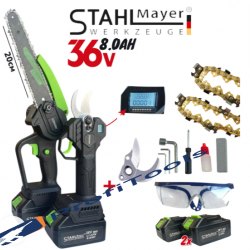 2 ΣΕ 1 ΨΑΛΙΔΙ ΚΑΙ ΑΛΥΣΟΠΡΙΟΝΟ ΜΕ ΛΙΠΑΝΣΗ 36V 8.0AH STAHLMAYER