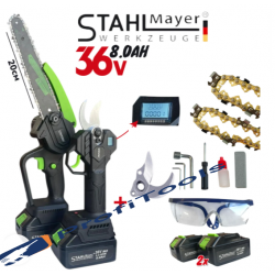 2 ΣΕ 1 ΨΑΛΙΔΙ ΚΑΙ ΑΛΥΣΟΠΡΙΟΝΟ ΜΕ ΛΙΠΑΝΣΗ 36V 8.0AH STAHLMAYER