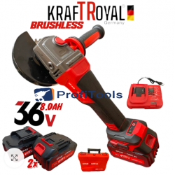 Γωνιακός τροχός μπαταρίας 36V 8Ah 125 mm KraftRoyal Red Mx Fuel