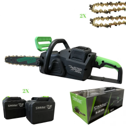 Αλυσοπρίονο STAHLMAYER 72V 8Ah – Λαμα 16" 40cm, 2 Αλυσίδες, Οθόνη και Ενεργό Φρένο