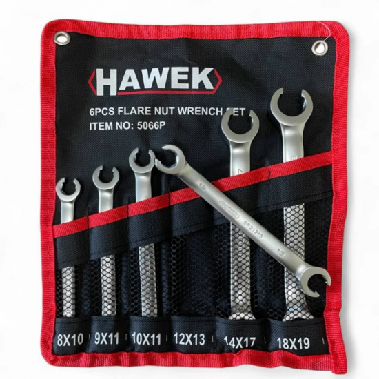 ΣΕΤ ΚΛΕΙΔΙΩΝ ΚΟΜΜΕΝΑ HAWEK 6 ΤΕΜΑΧΙΩΝ