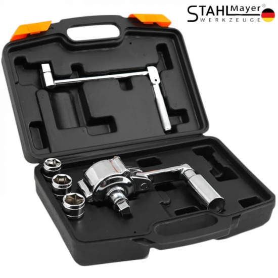 Μηχανικό κλειδί με γρανάζια 1/2" -17,19,21mm