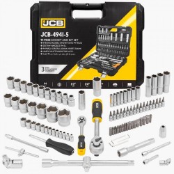 JCB-4941-5  Σετ Καρυδάκια Με Καστάνια 1/4″+1/2″