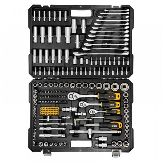 JCB 1/4“3/8“1/2“ JCB-38841 Βαλίτσα με 216 Εργαλεία JCB 1/4“3/8“1/2“ JCB-38841 Βαλίτσα με 216 Εργαλεία