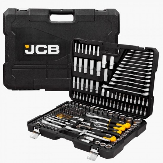 JCB 1/4“3/8“1/2“ JCB-38841 Βαλίτσα με 216 Εργαλεία JCB 1/4“3/8“1/2“ JCB-38841 Βαλίτσα με 216 Εργαλεία