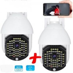 2 ΤΕΜΑΧΙΑ ΑΔΙΑΒΡΟΧΕΣ ΚΑΜΕΡΕΣ WiFi FULL HD ,68 LED 