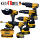5 ΣΕ 1 KRAFT ROYAL ΕΠΑΝΑΦΟΡΤΙΖΟΜΕΝΟ ΕΡΓΑΛΕΙΟ 5 ΚΕΦΑΛΩΝ 36V 8.0AH ΔΡΑΠΑΝΟΚΑΤΣΑΒΙΔΟ - ΜΠΟΥΛΟΝΟΚΛΕΙΔΟ - ΠΛΥΣΤΙΚΟ - ΣΚΑΠΤΙΚΟ ΚΑΙ ΓΩΝΙΑΚΟΣ ΤΡΟΧΟΣ 5 ΣΕ 1 KRAFT ROYAL ΕΠΑΝΑΦΟΡΤΙΖΟΜΕΝΟ ΕΡΓΑΛΕΙΟ 5 ΚΕΦΑΛΩΝ 36V 8.0AH ΔΡΑΠΑΝΟΚΑΤΣΑΒΙΔΟ - ΜΠΟΥΛΟΝΟΚΛΕΙΔΟ - ΠΛΥΣΤΙΚΟ - ΣΚΑΠΤΙΚΟ ΚΑΙ ΓΩΝΙΑΚΟΣ ΤΡΟΧΟΣ