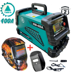 Ηλεκτρокόλληση Inverter 400A με Οθόνη TAIGA μεγάλη INVERTER + Μασκα