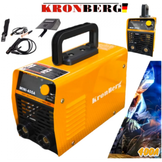 Μηχανή συγκόλλησης KRONBERG με ηλεκτρόδιο 400A με οθόνη + δώρο ΗΛΙΑΚΑ ΓΥΑΛΙΑ ΣΥΓΚΟΛΛΗΣΗΣ