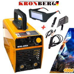 Μηχανή συγκόλλησης KRONBERG με ηλεκτρόδιο 400A με οθόνη + δώρο ΗΛΙΑΚΑ ΓΥΑΛΙΑ ΣΥΓΚΟΛΛΗΣΗΣ