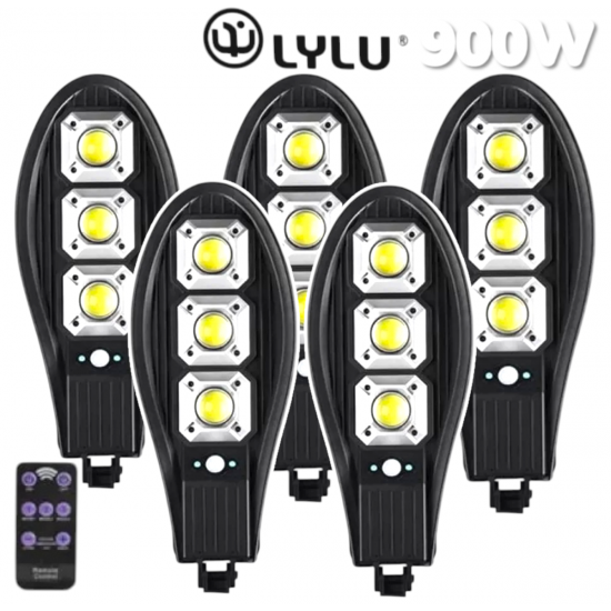 Ηλιακή Λάμπα LED 900W LYLU 5 τεμάχια Ηλιακή Λάμπα LED 900W LYLU 5 τεμάχια