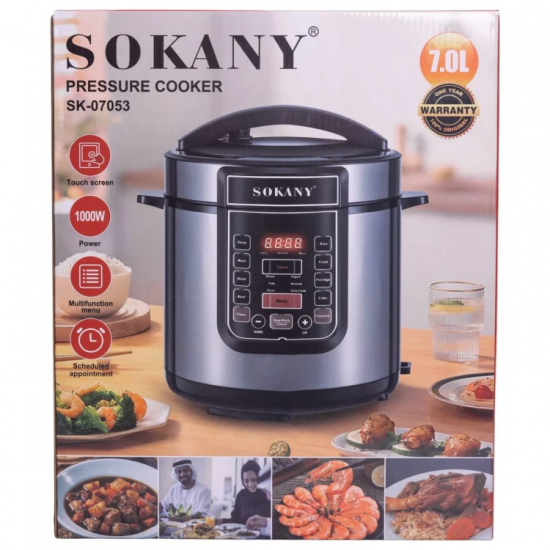Πολυμάγειρας SOKANY SK-07053 7 ΛΙΤΡΑ 1000W