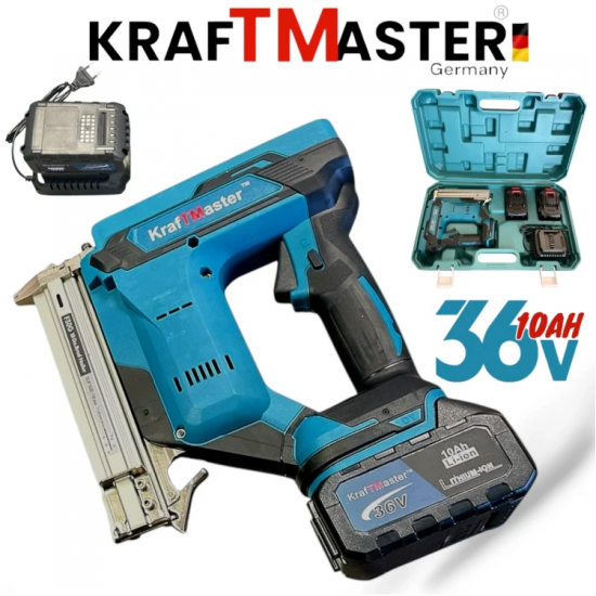 Ασύρματο Καρφωτικο 36V 10Ah KRAFT MASTER 2 Μπαταρίες Φορτιστής και Θήκη
