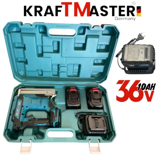 Ασύρματο Καρφωτικο 36V 10Ah KRAFT MASTER 2 Μπαταρίες Φορτιστής και Θήκη