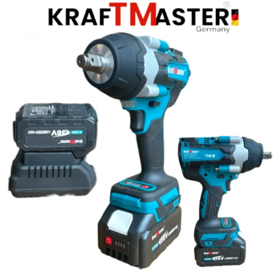 Μπουλονοκλειδο ½ 36V 8.0AH με 25 μέρη σε θήκη KRAFTMASTER