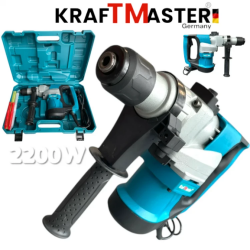 Ηλεκτρικό Κρουστικό Δράπανο Σκαπτικο 2200W KRAFT MASTER με Θήκη